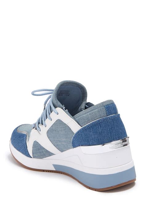 michael kors sneaker fransen|michael kors denim sneakers.